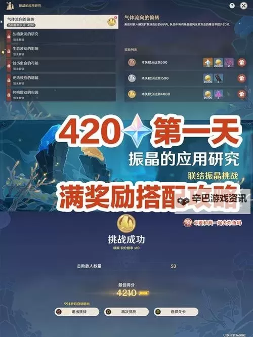 《原神》振晶的应用研究第一天满奖励阵容推荐图1