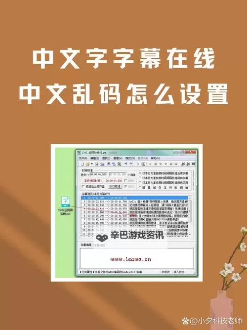 解决中文字字幕11页中文乱码的实用方法与注意事项图1