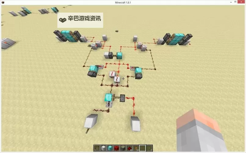 《我的世界》双向活塞bug门原理解析与制作教程图2