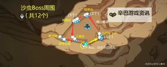 原神沙脂蛹在哪采2024 沙脂蛹采集路线推荐图1