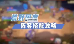 《荒野国度》配将攻略思路及阵容参考