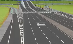 《都市天际线2》建造中式跨线桥教学 中式跨线桥怎么建