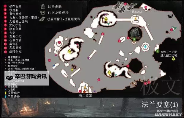 《黑暗之魂3》各地图NPC支线任务一览图1