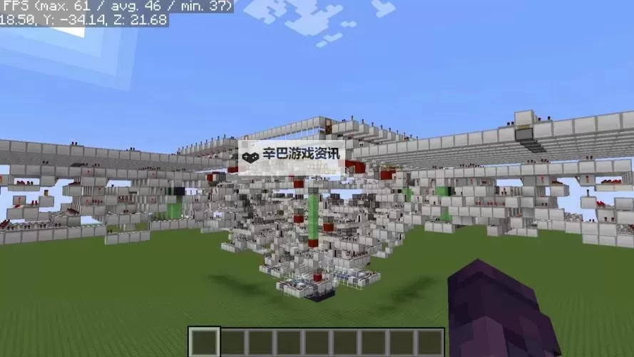 《我的世界》矩阵定位矢量炮外观内饰与原理图文介绍图1