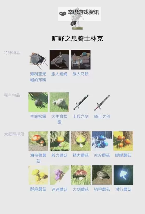 《塞尔达传说荒野之息》全支线任务日英名对照表图1