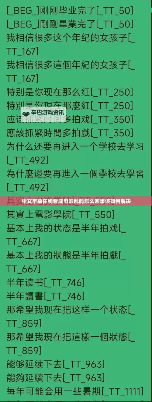 解决方案推荐：免费在线观看中文字幕乱码在线播放的技巧与方法图2