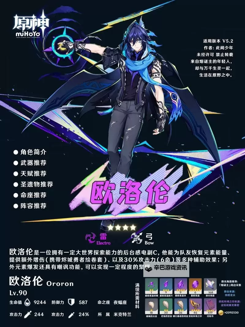 原神欧洛伦天赋怎么加点 欧洛伦天赋加点优先级推荐图1